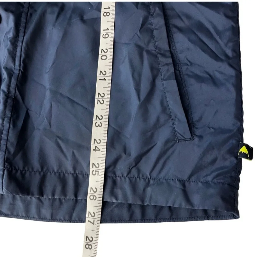 Burton 2-in-1 Jacket Youth L Blue Shell Coat w/ Zip-In Hoodie Snowboard Layering